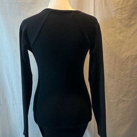Good American Core long-sleeve women’s bodysuit size M color black. - Picture 10 of 13